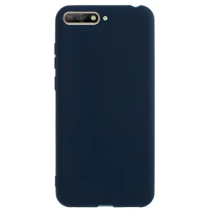 Husa silicon slim Huawei Y6 2018, Albastru Mat