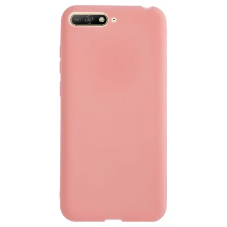 Husa  silicon slim Huawei Y6 2018 Roz mat