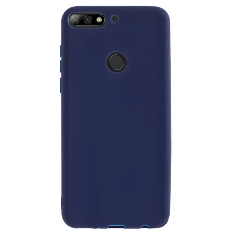 Husa silicon slim Huawei Y7 Prime 2018, Albastru Mat