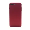 Husa silicon slim Iphone 7 Plus, Contakt Rosu mat