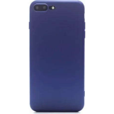 Husa Silicon Slim iPhone 8 Plus Albastru Mat