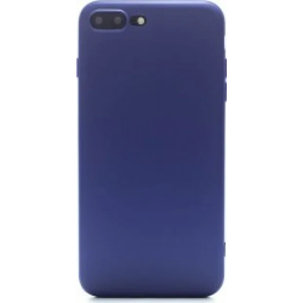 Husa Silicon Slim iPhone 8 Plus Albastru Mat