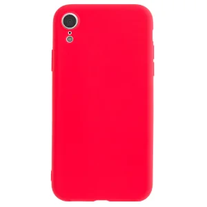 Husa Silicon Slim iPhone XR, Rosu Mat