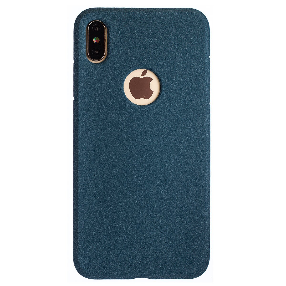 Husa Silicon Slim iPhone XS Max, Albastru Sand thumb
