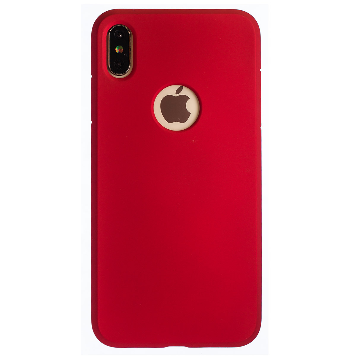 Husa Silicon Slim iPhone XS Max, Rosu thumb