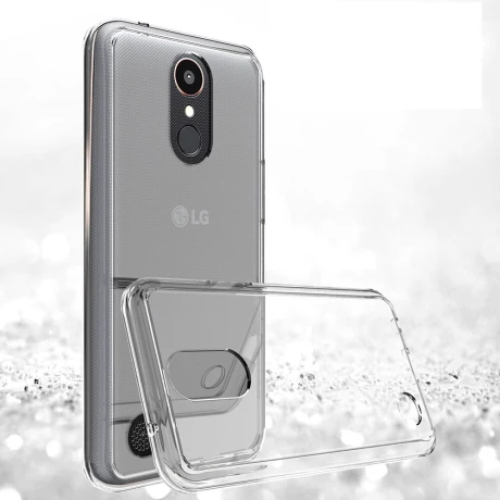 Husa silicon slim LG K10 2017, Contakt Transparenta