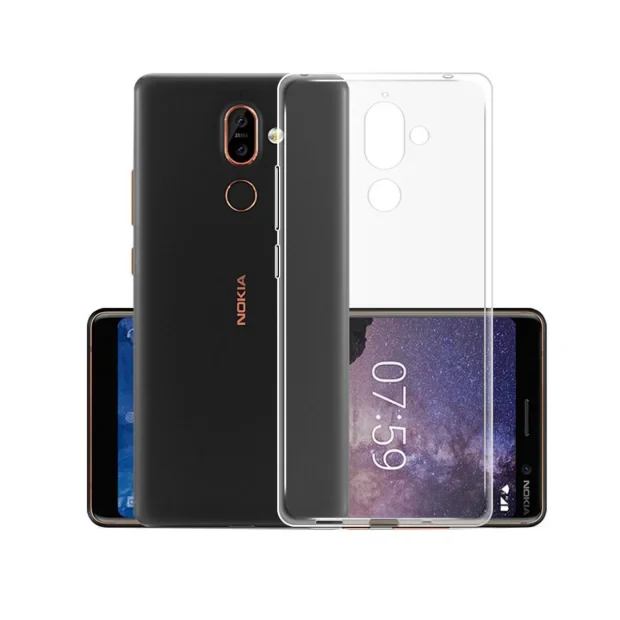 Husa Silicon Slim Nokia7 2018, Transparent