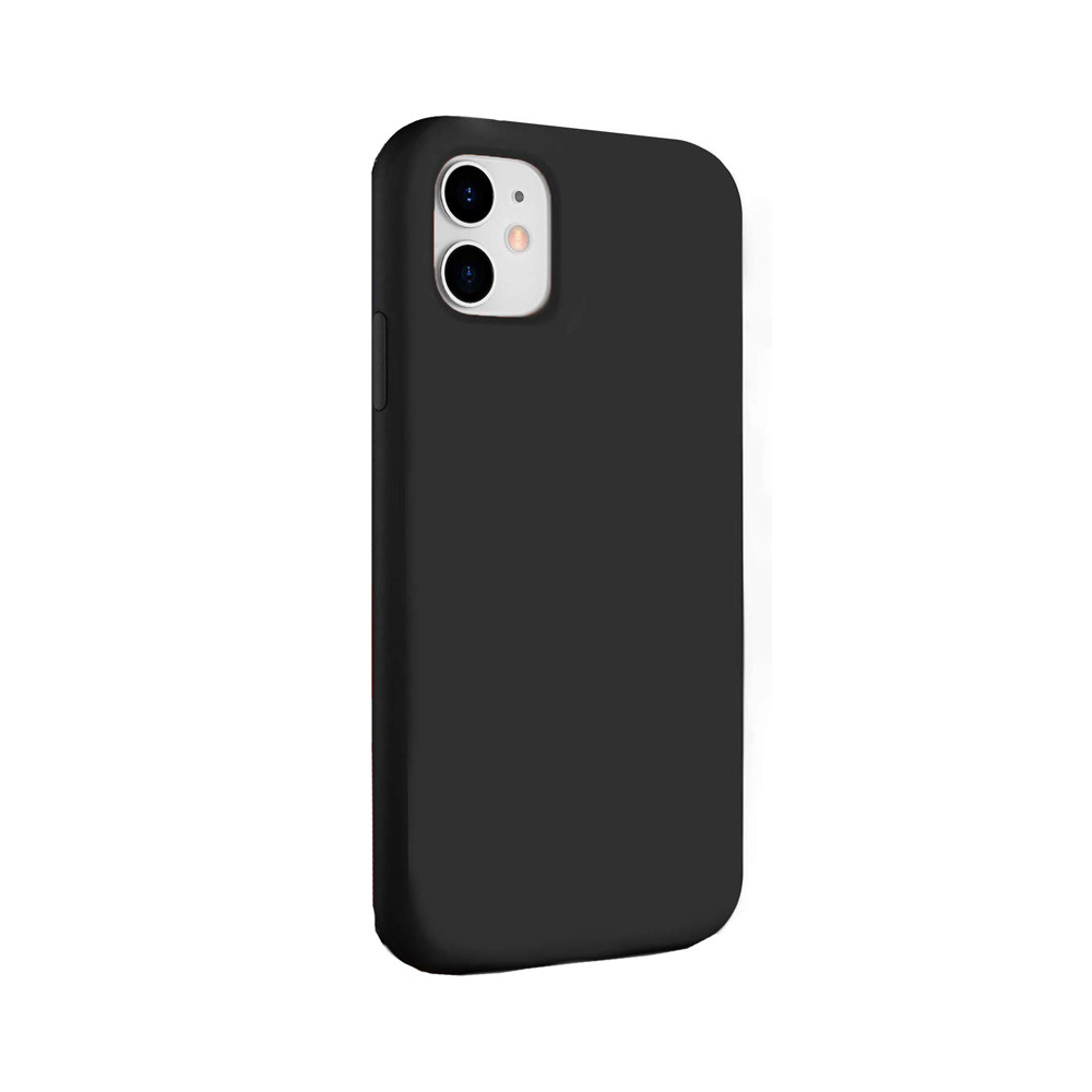 Husa Silicon Slim pentru iPhone 11 Negru Mat thumb