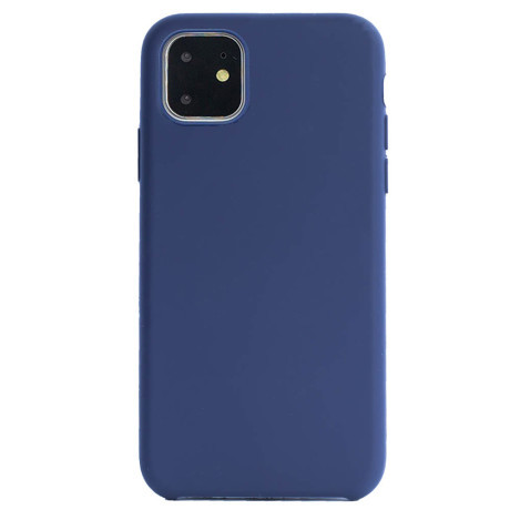 Husa silicon Slim pentru iPhone 11 Pro Max Albastru Mat thumb