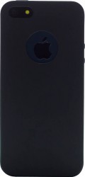 Husa Silicon Slim pentru iPhone 5/5S Negru Mat thumb