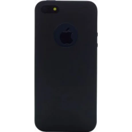 Husa Silicon Slim pentru iPhone 5/5S Negru Mat