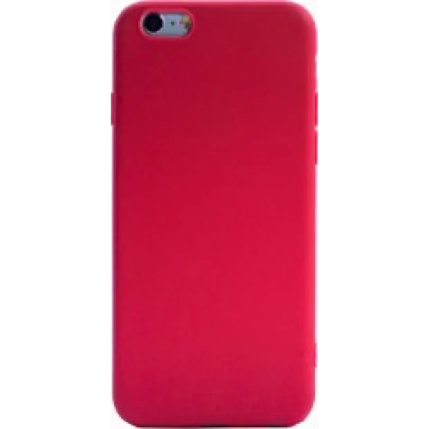 Husa Silicon Slim pentru iPhone 6/6S Rosu Mat