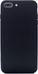 Husa Silicon Slim pentru iPhone 7/8 Plus Negru Mat thumb