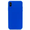 Husa Silicon Slim pentru iPhone X/XS Albastru Mat