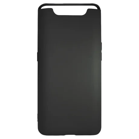 Husa Silicon Slim pentru Samsung Galaxy A80 Negru Mat