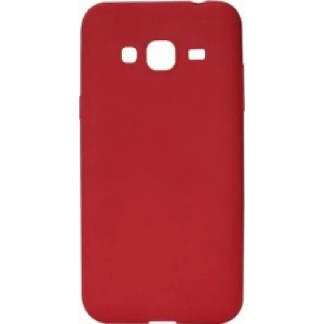 Husa Silicon Slim Pentru Samsung Galaxy J3 2016 Rosu Mat