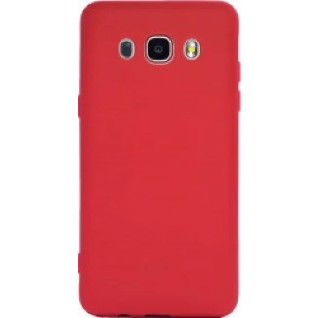 Husa Silicon Slim Pentru Samsung Galaxy J5 2016 Rosu Mat