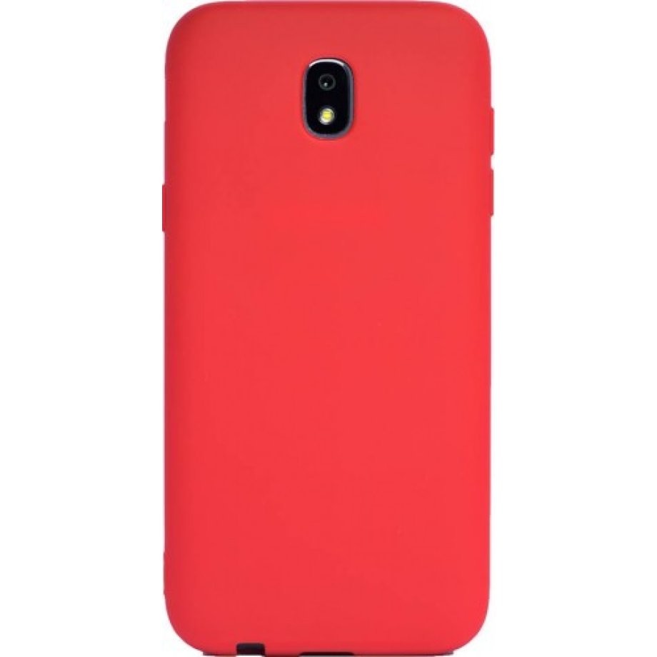 Husa Silicon Slim Pentru Samsung Galaxy J5 2017 Rosu Mat thumb