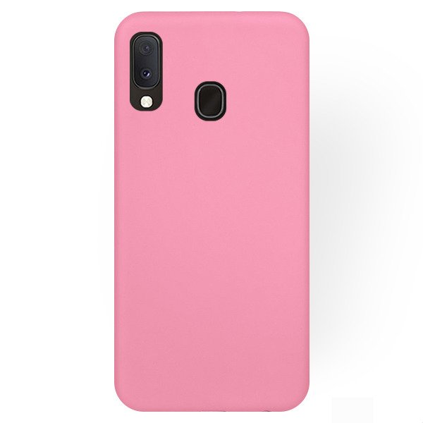 Husa Silicon Slim Samsung Galaxy A20e, Roz Mat thumb