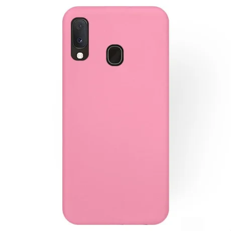 Husa Silicon Slim Samsung Galaxy A20e, Roz Mat