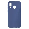 Husa Silicon Slim Samsung Galaxy A40, Albastru Mat