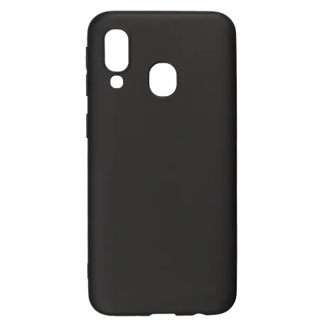 Husa Silicon Slim Samsung Galaxy A40, Negru Mat