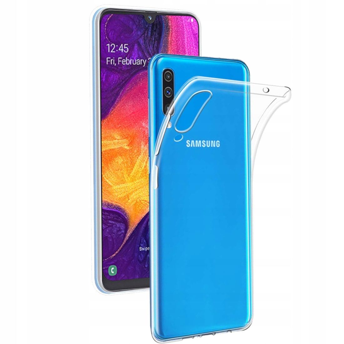 Husa Silicon Slim Samsung Galaxy A50, Transparent thumb