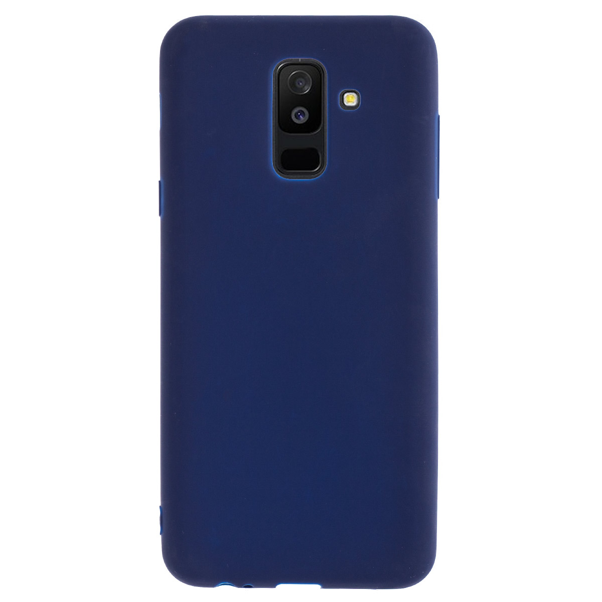 Husa silicon slim Samsung Galaxy A6 Plus 2018,Albastru Mat thumb