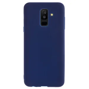 Husa silicon slim Samsung Galaxy A6 Plus 2018,Albastru Mat