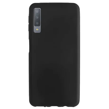 Husa silicon slim Samsung Galaxy A7 2018, Negru mat
