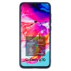 Husa Silicon Slim Samsung Galaxy A70, Albastru Mat