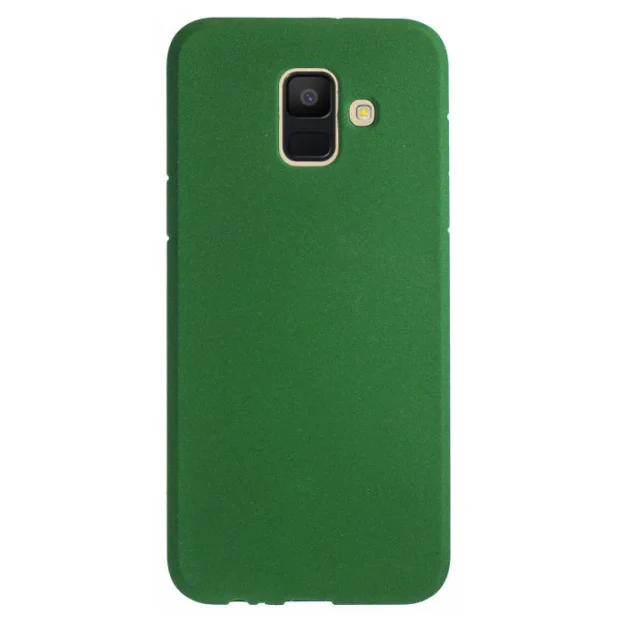 Husa Silicon Slim Samsung Galaxy A8 2018, Verde Sand