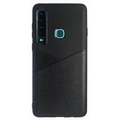 Husa Silicon Slim Samsung Galaxy A9 2018, Negru Arm