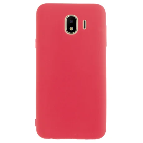 Husa silicon slim Samsung Galaxy J4 2018, Rosu Mat