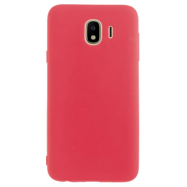 Husa silicon slim Samsung Galaxy J4 2018, Rosu Mat