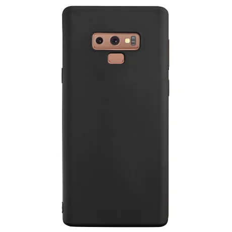 Husa silicon slim Samsung Galaxy Note 9, Contakt Negru mat