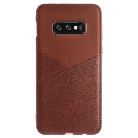 Husa Silicon Slim Samsung Galaxy S10 E, Maro Arm