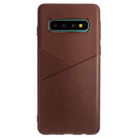 Husa Silicon Slim Samsung Galaxy S10, Maro Arm