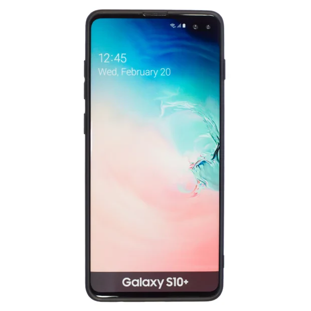 Husa Silicon Slim Samsung Galaxy S10 Plus, Negru Mat