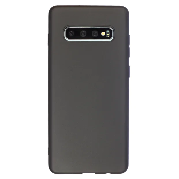 Husa Silicon Slim Samsung Galaxy S10 Plus, Negru Mat