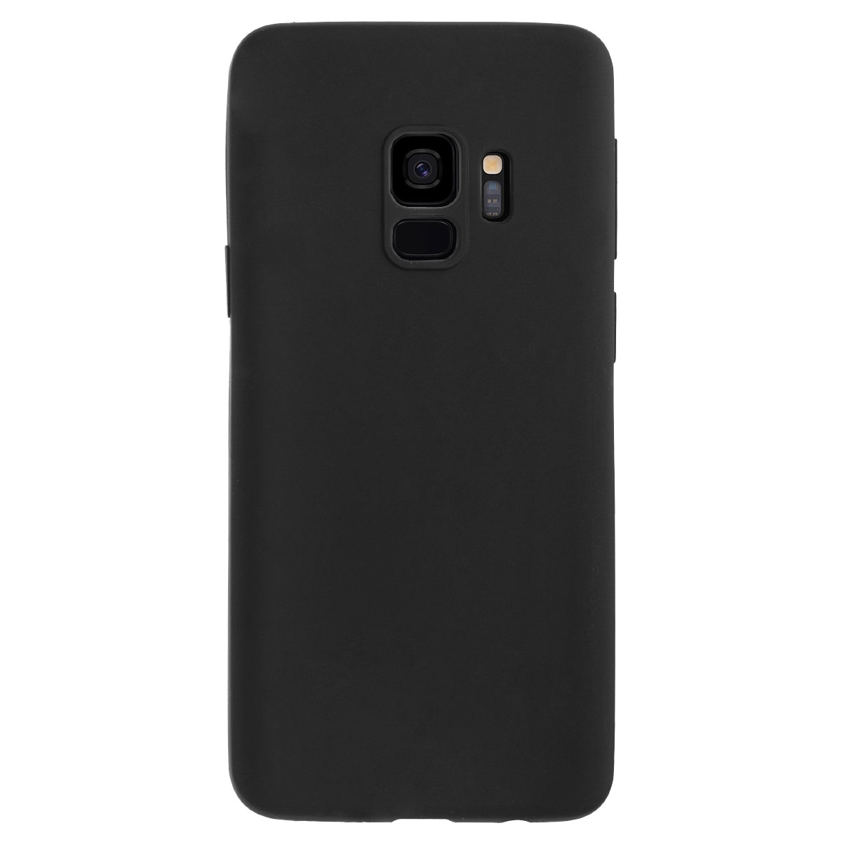 Husa silicon slim Samsung Galaxy S9, Contakt Negru Mat thumb