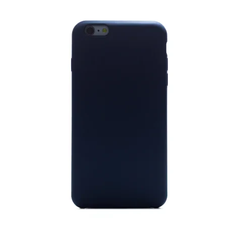 Husa spate + folie sticla iPhone 6 Plus Fun Albastru