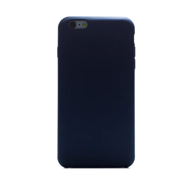 Husa spate + folie sticla iPhone 6 Plus Fun Albastru