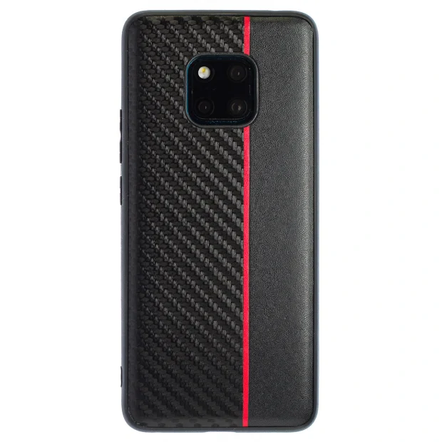 Husa Spate Huawei Mate 20 Pro, Red Stripe