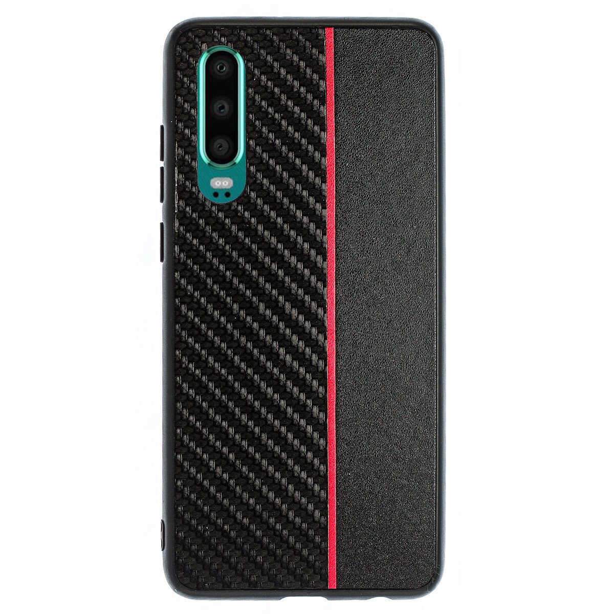 Husa Spate Huawei P30, Red Stripe thumb