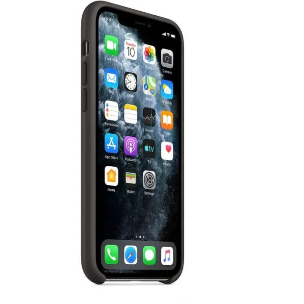 Husa Spate IPhone11 Pro Silicone Case Black