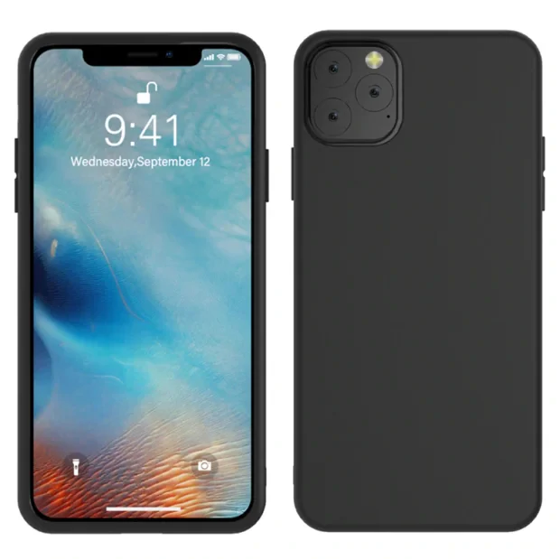 Husa Spate iPhone 11 Pro Max Negru Fun