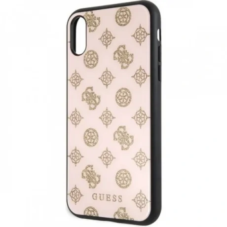 Husa Spate Oglinda iPhone X/XS, Guess Roz