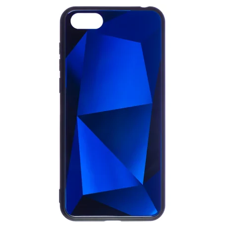 Husa Spate Oglinda Prism Huawei Y5 Prime 2018, Albastru