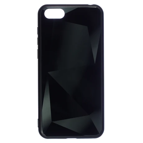 Husa Spate Oglinda Prism Huawei Y5 Prime 2018, Negru